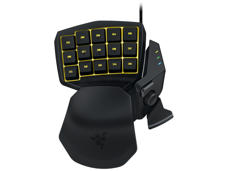 その他 RazER TARTARUS CHROMA フルカラーLED採用の左手用キーパッド「Tartarus Chroma」が8月7日に