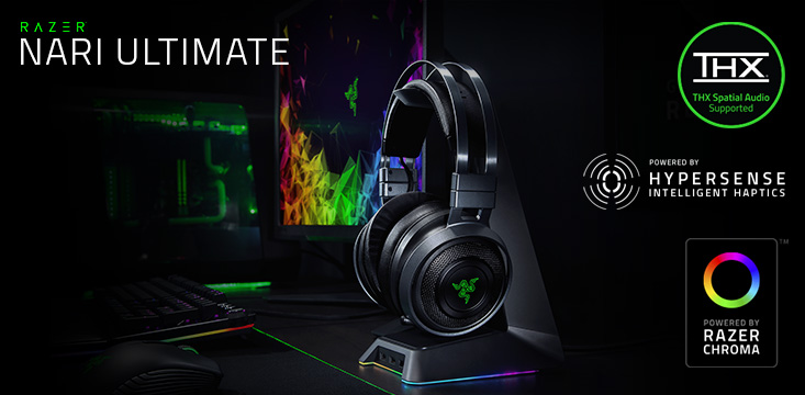 Razer Nari Ultimate - Купить гарнутуру 2019 года с тактильной вибрацией ...